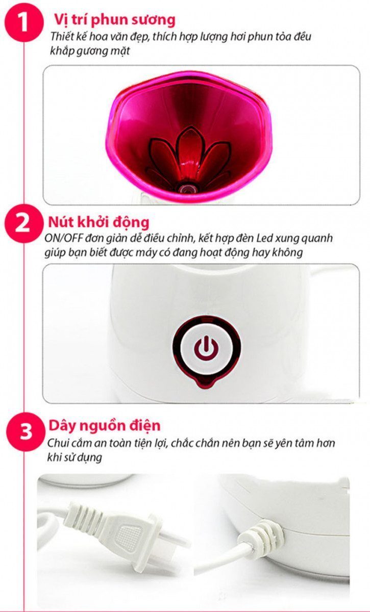 Máy xông mặt Sokany ZJ-618 - Hàng chính hãng