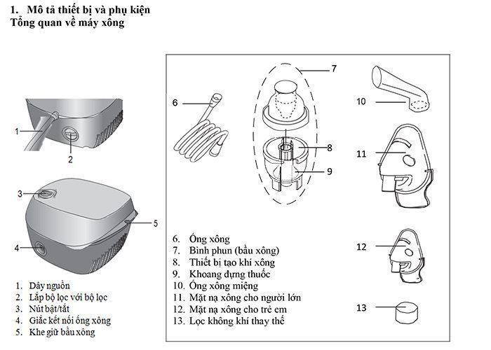 Máy xông mũi họng Beurer IH18 - Hàng chính hãng