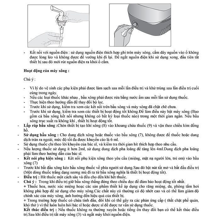 Máy xông mũi họng Beurer IH18 - Hàng chính hãng