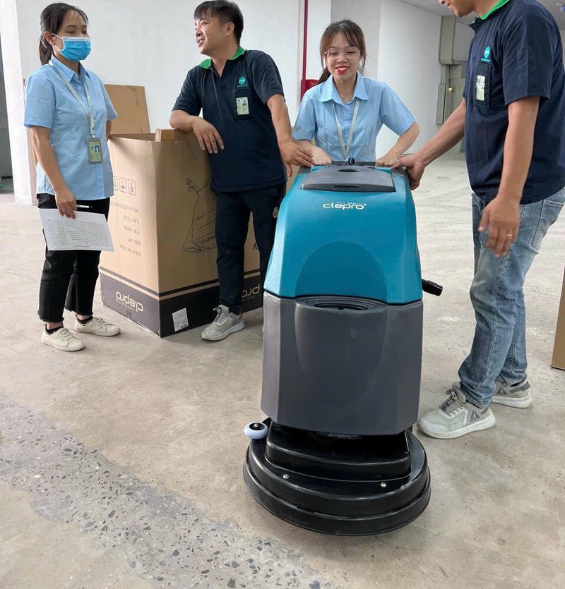 Máy chà sàn liên hợp Clepro P50B - Hàng chính hãng