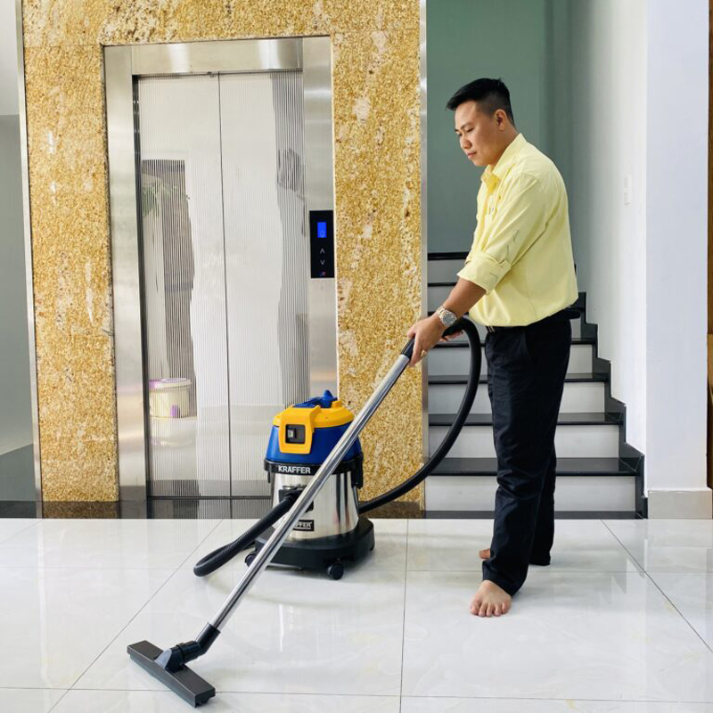 Máy hút bụi công nghiệp Kraffer KF15 - Hàng chính hãng