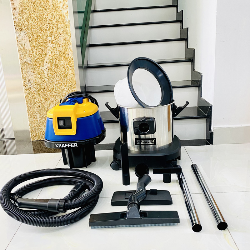 Máy hút bụi công nghiệp Kraffer KF15 - Hàng chính hãng