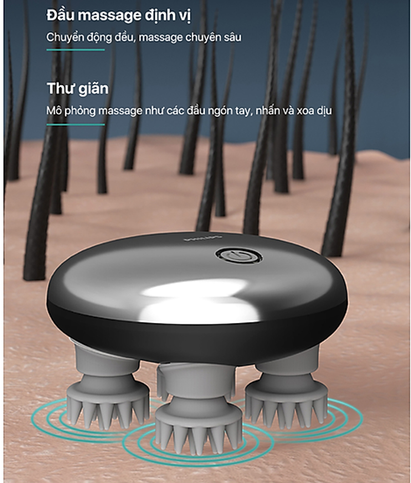 Máy massage da đầu Philips PPM1301 - Hàng chính hãng