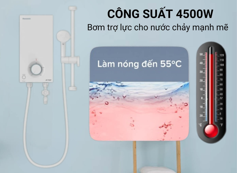 Máy nước nóng trực tiếp Panasonic DH-4VS1VW - Hàng chính hãng
