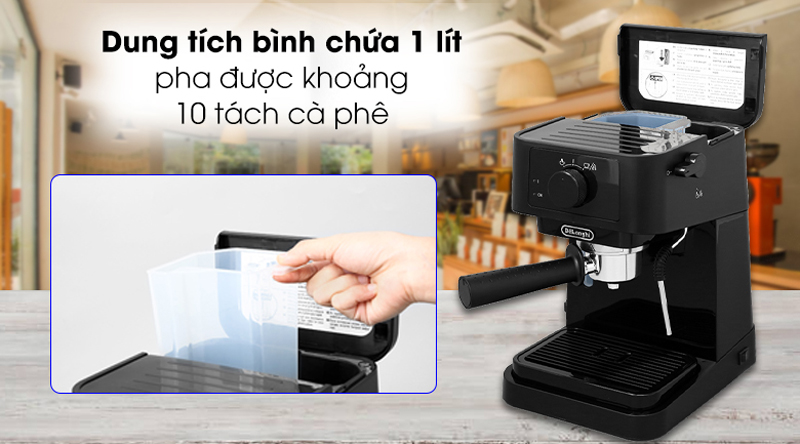 Máy pha cà phê Delonghi EC230.BK - Hàng chính hãng