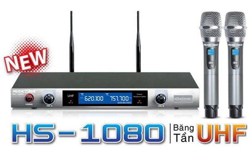 Micro Karaoke không dây Guinness HS-1080  - Hàng chính hãng