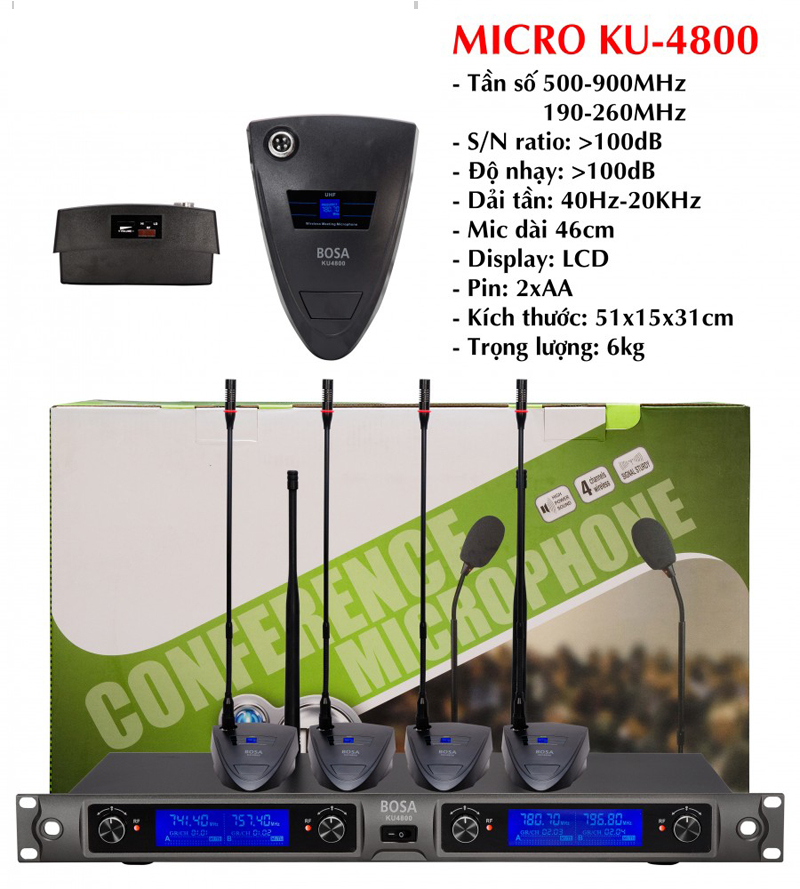 Micro hội nghị Bosa KU4800 - Hàng chính hãng