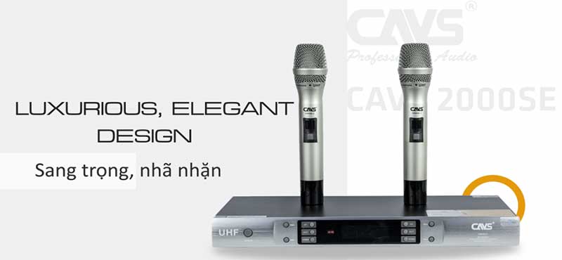 Micro không dây CAVS 2000SE II - Hàng chính hãng