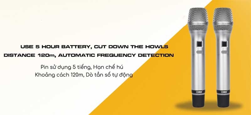 Micro không dây CAVS T8i - Hàng chính hãng