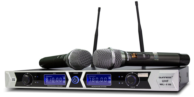 Micro không dây Guinness MU-116 - Hàng chính hãng