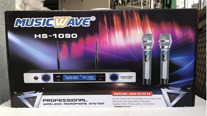 Micro không dây MusicWave HS-1090 - Hàng chính hãng