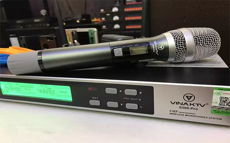 Micro không dây VinaKTV S500-Pro