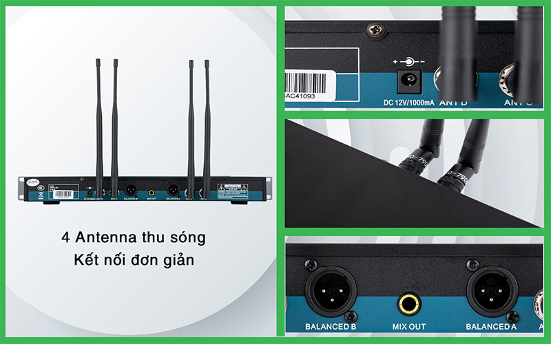 Micro không dây VinaKTV USS-800