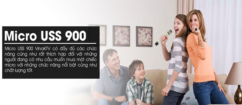 Micro không dây VinaKTV USS-900