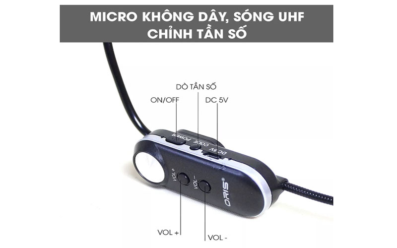 Micro không dây choàng đầu Oris F7 - Hàng chính hãng