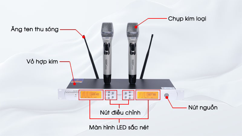 Micro không dây Eudac Audio SKM-300 - Hàng chính hãng