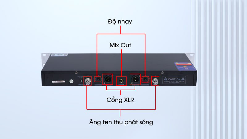 Micro không dây Eudac Audio SKM-300 - Hàng chính hãng