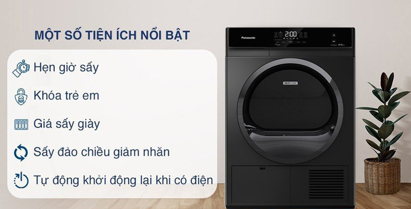 Máy có nhiều tính năng thông minh khác đi kèm