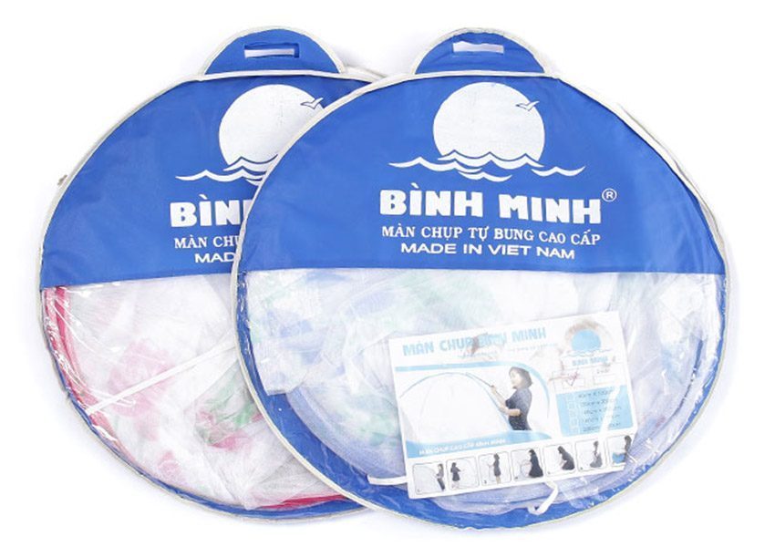 Mùng chụp tự bung một cửa 1m8 x 2m Bình Minh BM1.8x2m - Hàng chính hãng