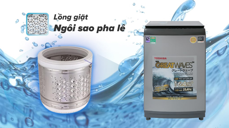 Máy giặt Toshiba AW-DUK1300KV(SG) - Hàng chính hãng