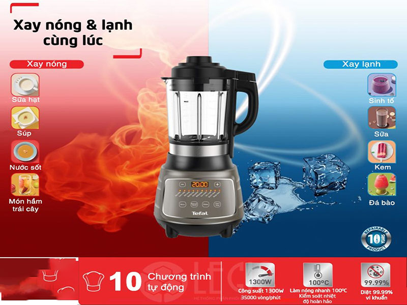 Máy làm sữa hạt đa năng Tefal BL967B66 - Hàng chính hãng