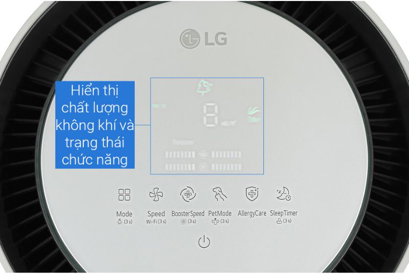 Máy lọc không khí LG PuriCare 360 Alpha Double AS10GDBY0.ABAE - Hàng chính hãng