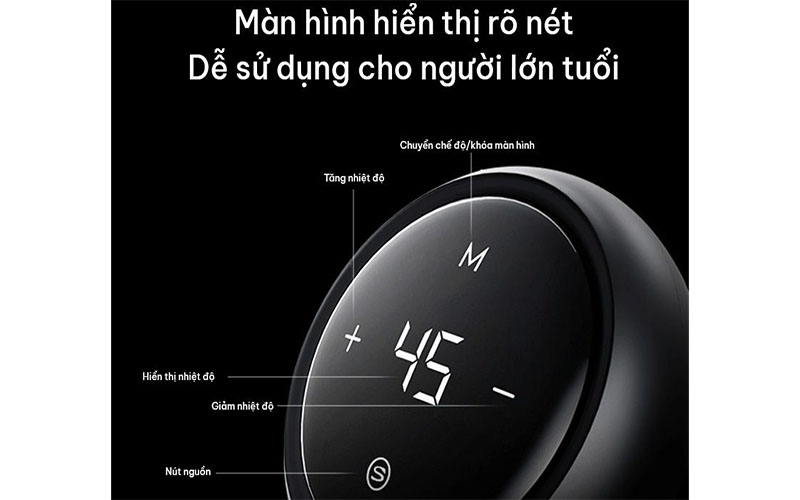 Bảng điều khiển của Máy massage đầu gối SKG BK3