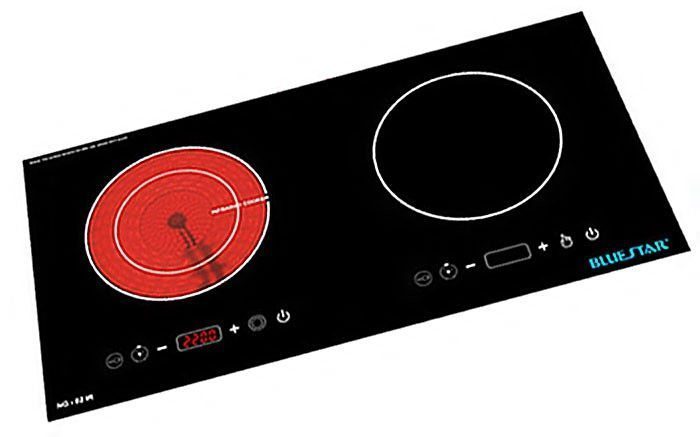 Bếp đôi hồng ngoại - điện từ Bluestar NG-02IRA - Hàng chính hãng
