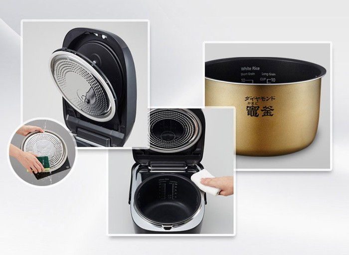 Panasonic SR-HB184 dể dàng vệ sinh lau chùi