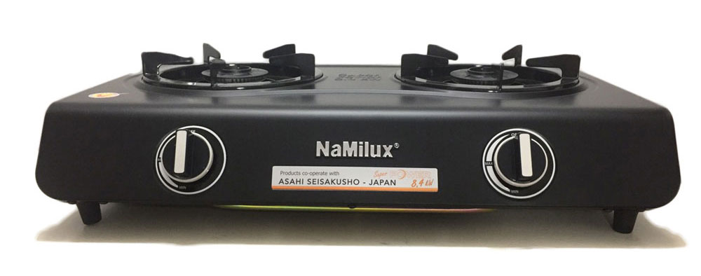 Bếp gas đôi công suất cao 8.4kw NaMilux DS2163APF - Hàng chính hãng