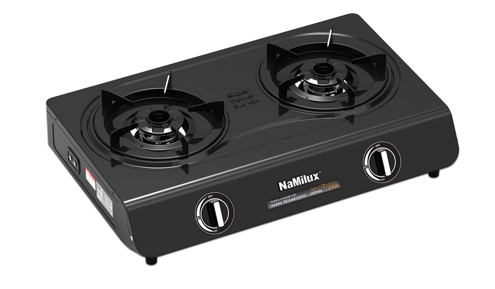 Bếp gas đôi công suất cao 8.4kw NaMilux DS2163APF - Hàng chính hãng