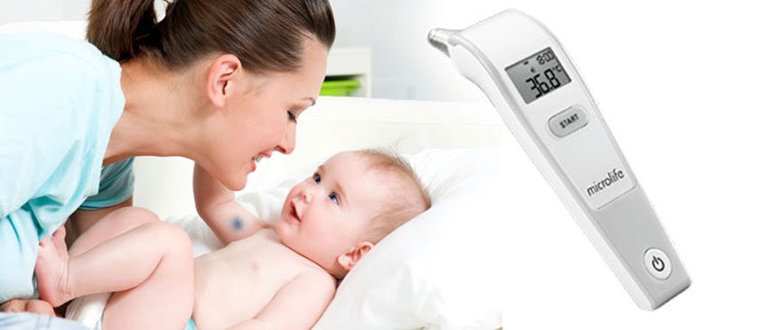 Nhiệt kế điện tử hồng ngoại Microlife IR1DQ 1-1 - Hàng chính hãng