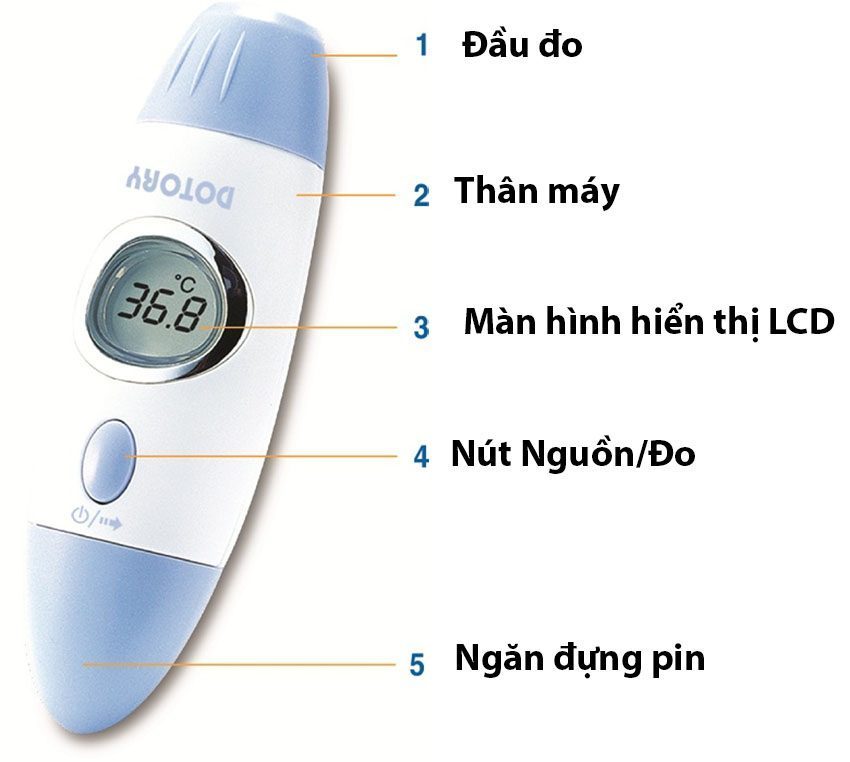 Nhiệt kế điện tử Hubdic HDFS-100 - Hàng chính hãng