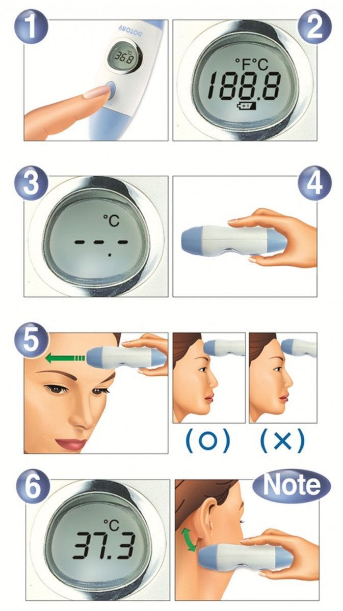 Nhiệt kế điện tử Hubdic HDFS-100 - Hàng chính hãng