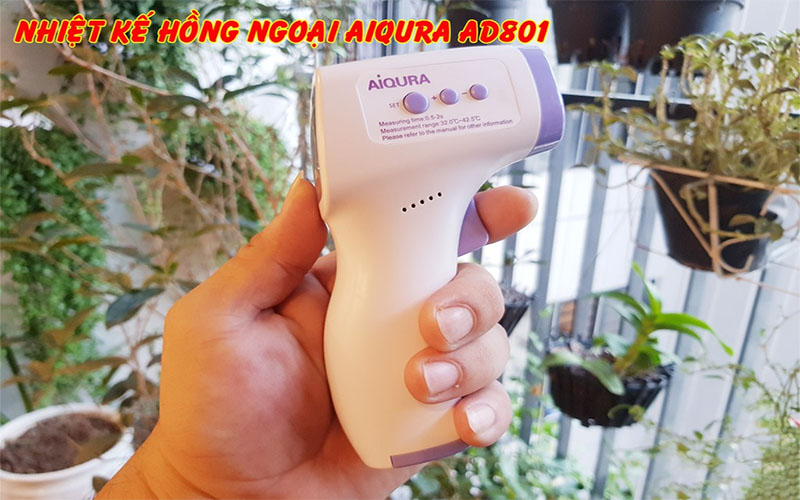 Nhiệt kế đo không tiếp xúc AIQURA AD801 - Hàng chính hãng