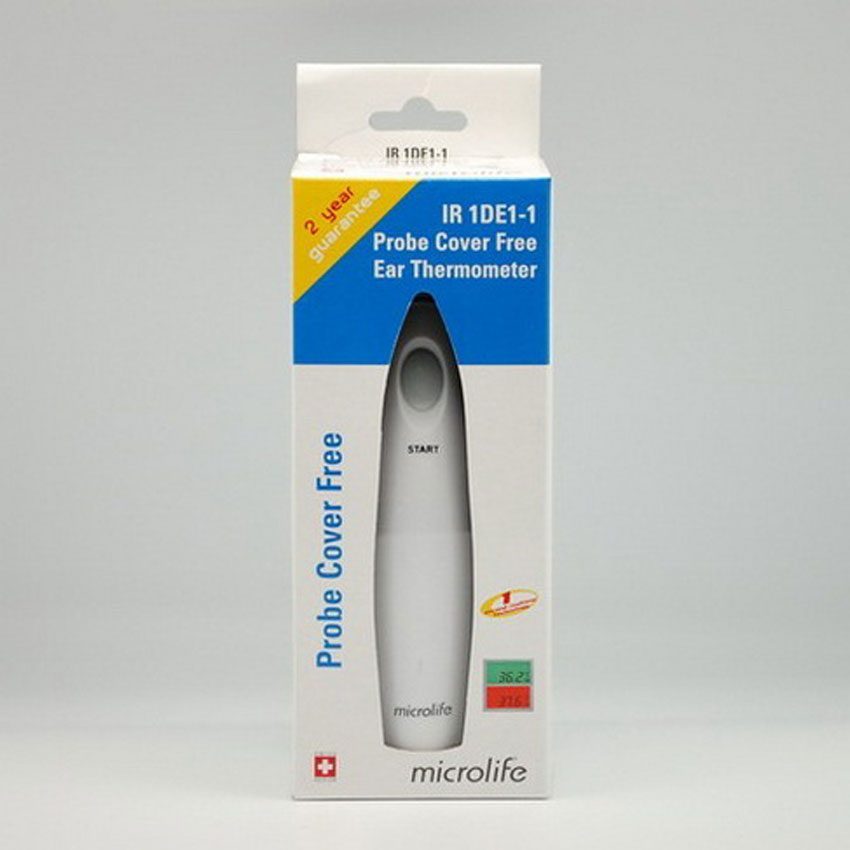 Nhiệt kế hồng ngoại đo tai Microlife IR1DE1 - Hàng chính hãng