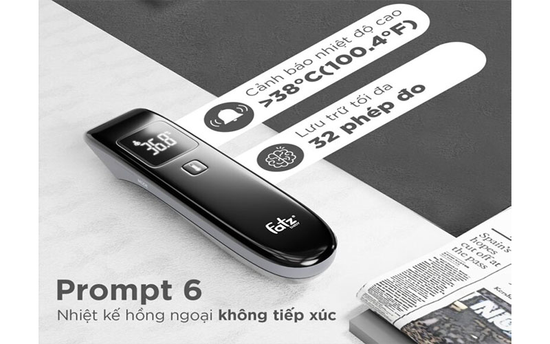 Nhiệt kế hồng ngoại không tiếp xúc Prompt 6 Fatzbaby EW-TA51 - Hàng chính hãng