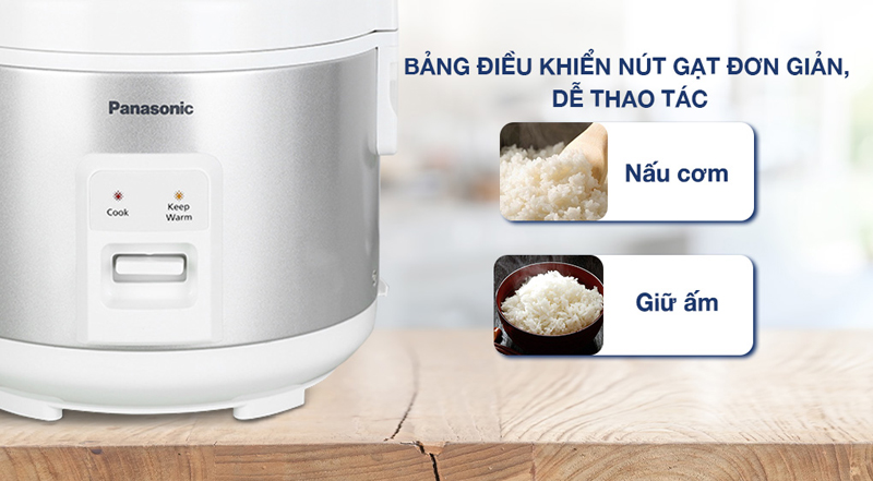 Nồi cơm điện Panasonic 1 lít SR-MVN10LRAX - Hàng chính hãng