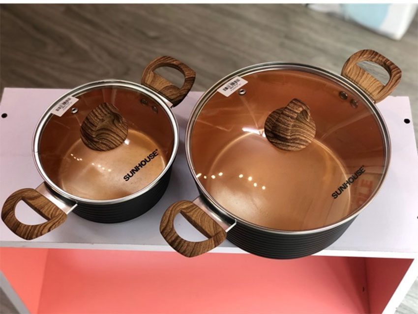 Nồi Ceramic đáy từ Sunhouse SHG2018MCA - Hàng chính hãng