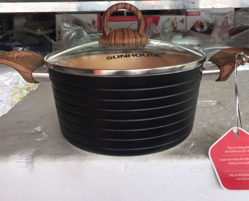 Nồi Ceramic đáy từ Sunhuose SHG2020MCA - Hàng chính hãng
