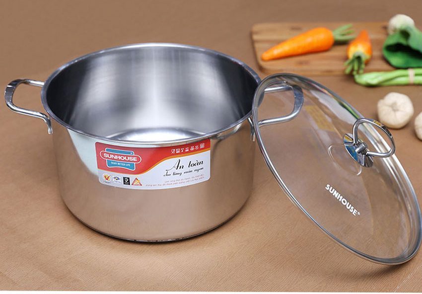 Nồi inox 3 đáy Sunhouse SHG2416