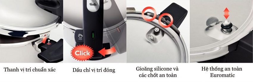 Chi tiết của nồi áp suất Fissler EDITION 630-303-04-070