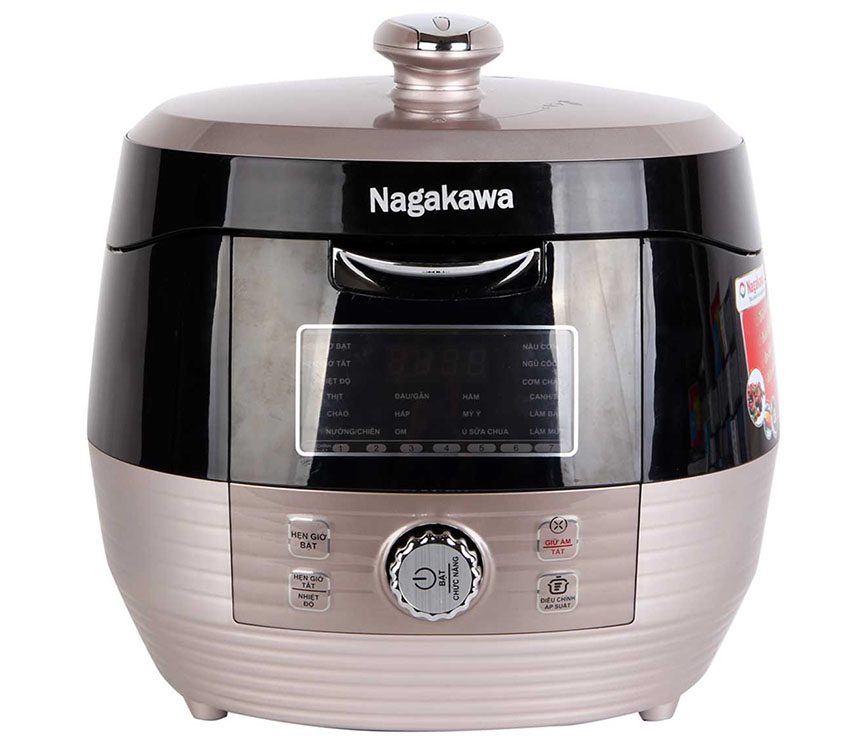 Nồi áp suất 5 lít Nagakawa NAG0201 - Hàng chính hãng