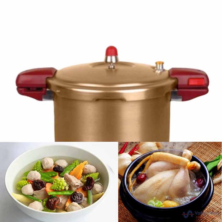 Nồi áp suất Anod Sunhouse SH-9601 ( màu đồng ) - Hàng chính hãng