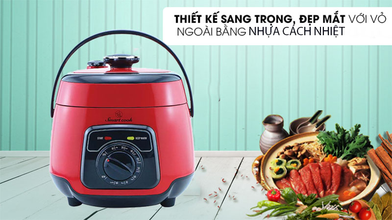 Thiết kế của Nồi áp suất Elmich Smartcook PCS-1803