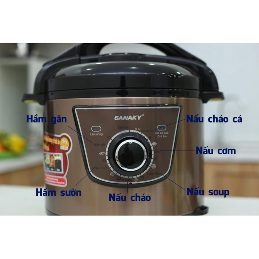 Nồi áp suất Sanaky SNK-64C - Hàng chính hãng