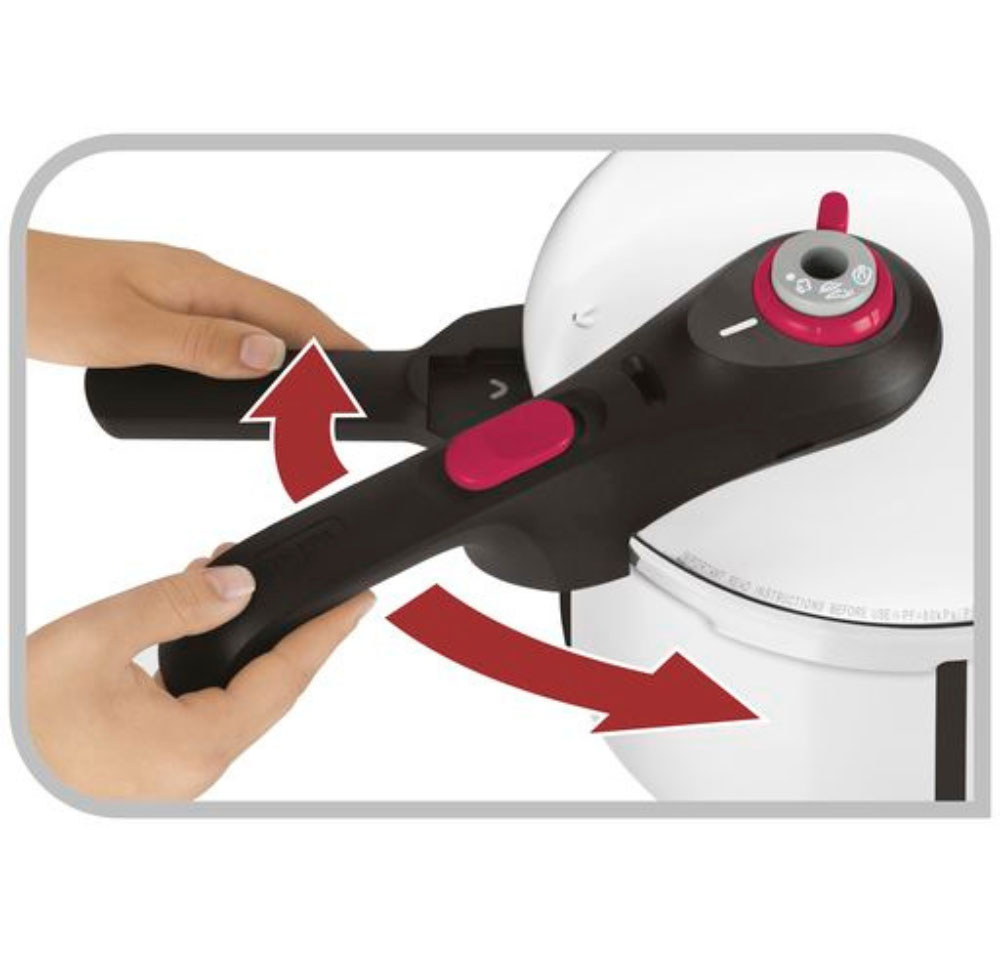 Nồi áp suất cơ inox Tefal Secure 5 Neo 6L P2530750 - Hàng chính hãng