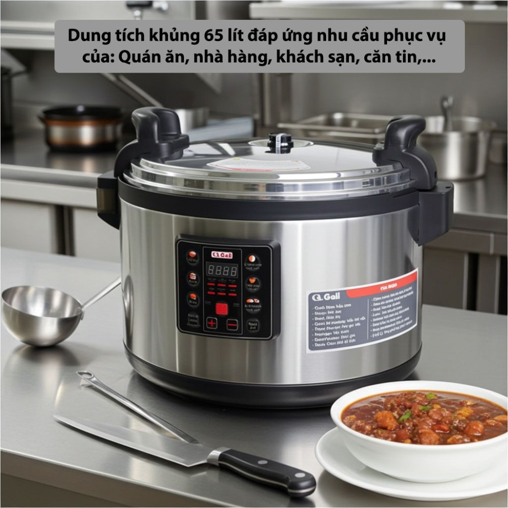 Nồi áp suất công nghiệp Gali GLC-65L - Hàng chính hãng