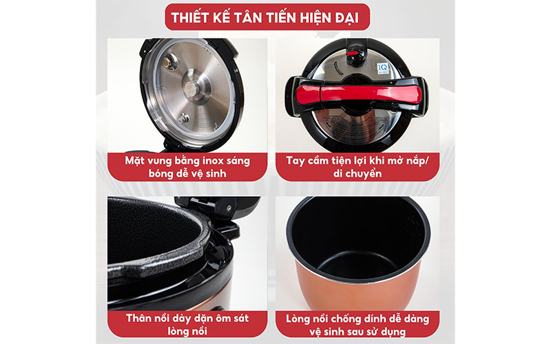 Nồi áp suất đa năng Hasuka HSK-983 - Hàng chính hãng