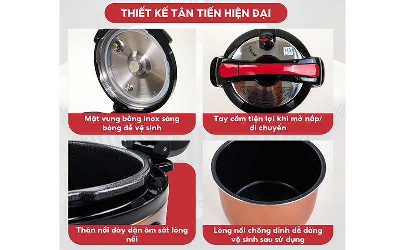 Nồi áp suất đa năng Hasuka HSK-985 - Hàng chính hãng